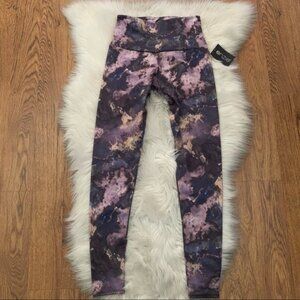 Onzie Purple Pink Leggings size Small/Medium.  Mid Rise, yoga, activewear
